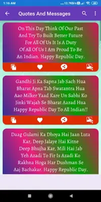 Happy Republic Day Greetings, android App screenshot 2